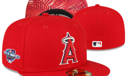 MLB Los Angeles Angels 9FIFTY Snapback Adjustable Cap Hat-638370628970618616