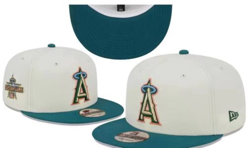 MLB Los Angeles Angels 9FIFTY Snapback Adjustable Cap Hat-638370629082182279