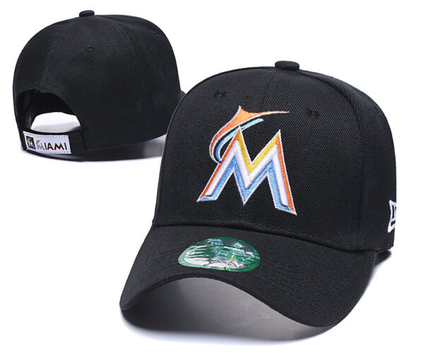 MLB Miami Marlins 9FIFTY Snapback Adjustable Cap Hat-638370629502450897
