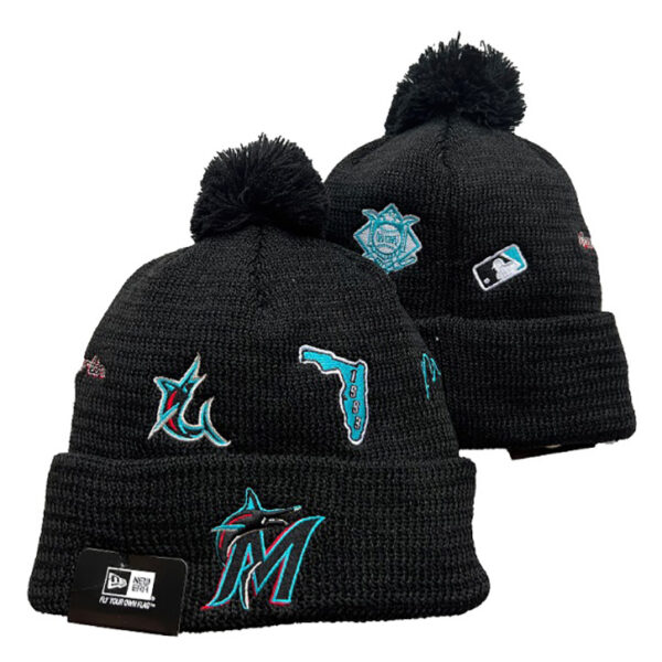 MLB Miami Marlins 9FIFTY Snapback Adjustable Cap Hat-638370629555070806