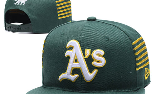 MLB Oakland Athletics 9FIFTY Snapback Adjustable Cap Hat-638370630210673298