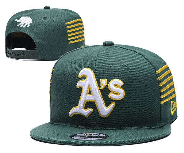 MLB Oakland Athletics 9FIFTY Snapback Adjustable Cap Hat-638370630210673298