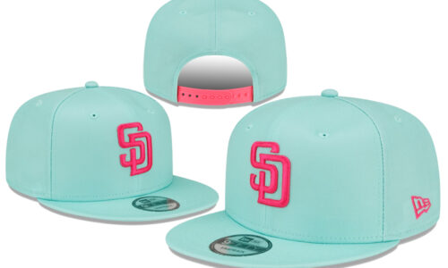 MLB San Diego Padres 9FIFTY Snapback Adjustable Cap Hat-638370630652058586