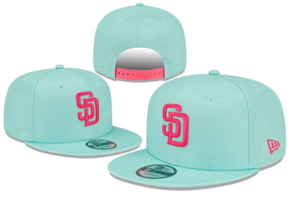 MLB San Diego Padres 9FIFTY Snapback Adjustable Cap Hat-638370630652058586