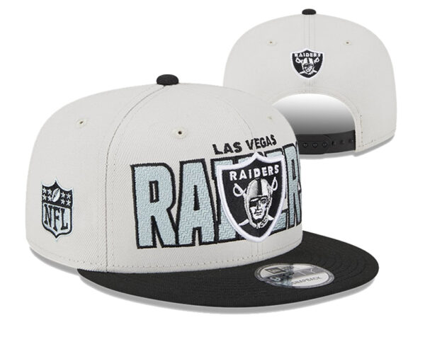 NFL Las Vegas Raiders 9FIFTY Snapback Adjustable Cap Hat-638370637995911086