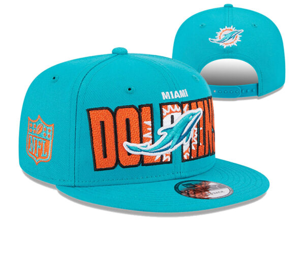 NFL Miami Dolphins 9FIFTY Snapback Adjustable Cap Hat-638370638788979019