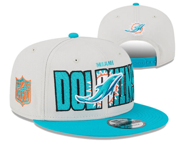 NFL Miami Dolphins 9FIFTY Snapback Adjustable Cap Hat-638370638974791381